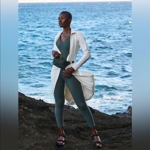 COPY - Athleta Cosmic Layer Dress (Magnolia White)